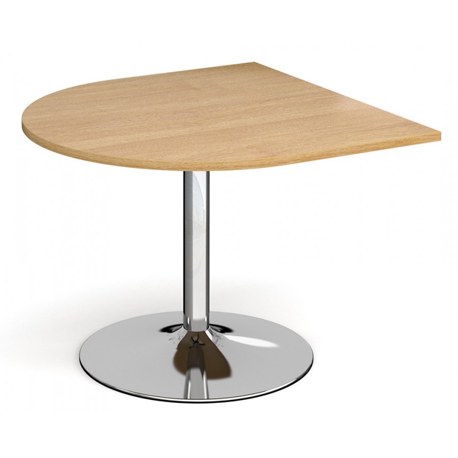 Radial End Extension Table for Trumpet Boardroom Table